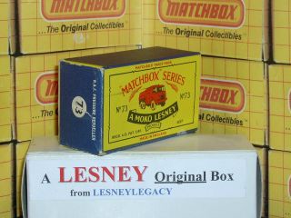 Matchbox Moko Lesney R.  A.  F.  Pressure Refueller 73a Type B5 Empty Box