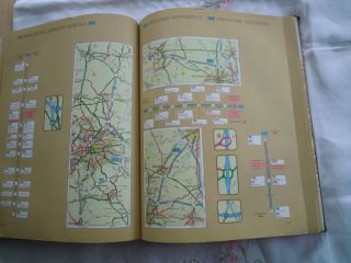 Vintage AA Road Atlas of Great Britain.  Water.  Collector? Art Project? 2