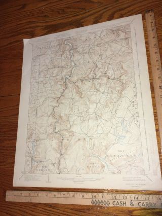 Accident Md Wv Pa 1943 Usgs Topographical Geological Quadrangle Topo Map