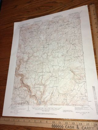 Bruceton Mills Wv Pa 1931 Usgs Topographical Geological Quadrangle Topo Map