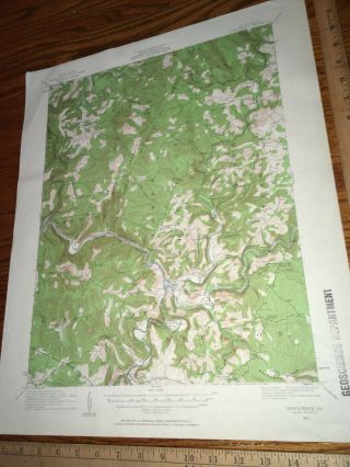 Confluence Pa 1931 Usgs Topographical Geological Quadrangle Topo Map