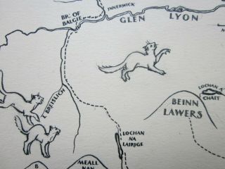 Antique Map - Loch Rannoch Scotland - Cat 