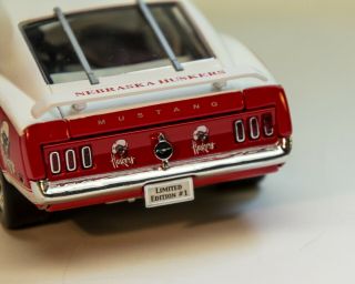 Vintage 1969 Nebraska Cornhusker Ford 302 Mustang Diecast Bank 1:24 Limited Ed 6