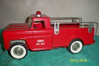 Structo Fire Dept Truck 1950 