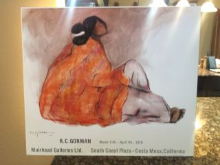1978 Rc Gorman Expo Poster Print 28x24 Mounted Costa Mesa,  Ca Muirhead