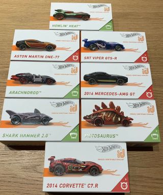 2019 Hot Wheels Apple Id 1st Wave Set Of 8 Viper,  Vette,  6 Cheapest On Ebay Look