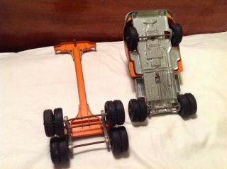 Vintage Hubley Diecast Ford Tractor Trailer Semi Truck Log Hauler 7