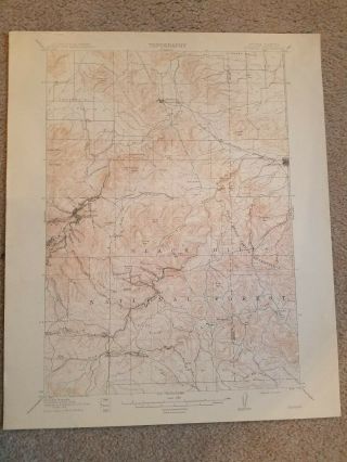 22x29 1915 Usgs Topo Map Sturgis,  South Dakota Black Hills National Forest