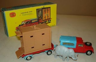 Gs19 Chipperfield Land Rover & Elephant Cage In Exellent Box