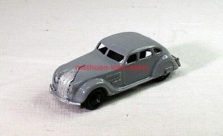 Dinky Toys/meccano Chrysler Airflow Saloon 30a Gray 4 " Long