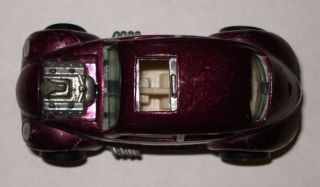 Hot Wheels Redline Custom Volkswagen Purple w/White Interior VW Bug 1:64 6