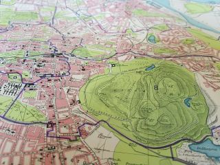 1940 Vintage Bartholomew ' s Pocket Plan of Edinburgh & Suburbs 4