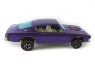 1967 Hot Wheels Red Line Custom Barracuda Purple Spectraflame Hong Kong