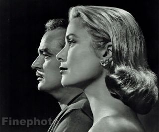 1956 Yousuf Karsh Prince Rainier & Princess Grace Kelly Monaco Vintage Photo Art