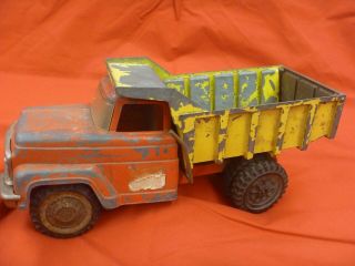 Vintage 60’s Diecast Hubley Dump Truck and Structo Scout Jeep Wrecker 3