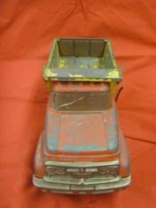 Vintage 60’s Diecast Hubley Dump Truck and Structo Scout Jeep Wrecker 4