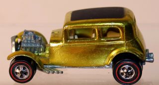 Dte 1969 Hot Wheels Redline 6250 Metallic Yellow Classic 