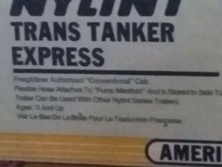 NYLINT TRANS TANKER EXPRESS SEMI TRACTOR TRAILER (LAND O LAKES) 25 INCHS LONG 2