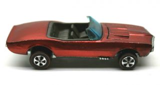 Vintage 1967 Hot Wheels Red Custom Firebird Redline Diecast Car Mattel Made USA 4