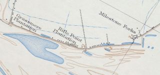 1922 Natchez Mississippi Louisiana Vidalia Vintage 15 - minute USGS Topo Map 3