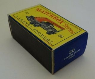 Matchbox Lesney 30 6 - Wheel Crane Truck Magirus Deutz CN 7