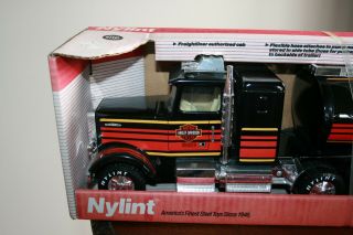 NYLINT HARLEY - DAVIDSON TRANS TANKER SEMI TRACTOR TRAILER 2