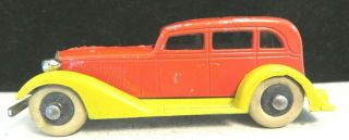 Tootsietoy 1930 ' s Graham Series Red & Yellow BILD - A - CAR Sedan Paint 2