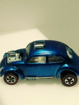 Hot Wheel Redline Beetle 1967 blue 4