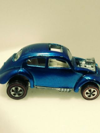 Hot Wheel Redline Beetle 1967 blue 5