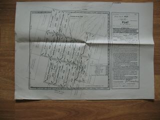 Mineral Mining Survey Plat Map Seattle Monte Criston 1908