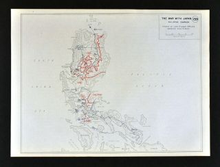 West Point Wwii Map War With Japan Philippines Battle Of Luzon Manila Baguio