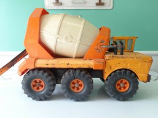 Vintage Tonka Mighty Cement Mixer Xmb - 975 Orange