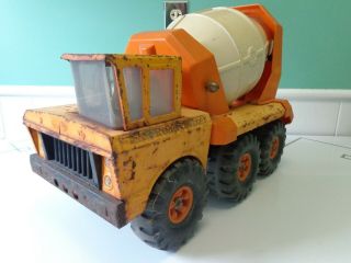 Vintage Tonka Mighty Cement Mixer XMB - 975 ORANGE 6