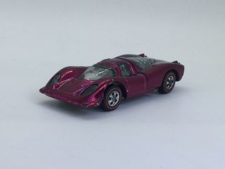 Hot Wheels Redline Porsche 917 Magenta Made In U.  S.  A.  1969