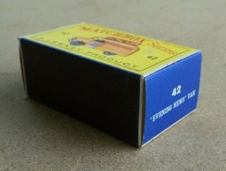 Matchbox Lesney Evening News Van No.  42 CN 7