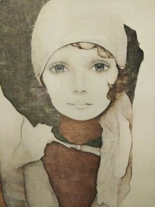 Christine Rosamond Framed Art Print " Simone " 1970 
