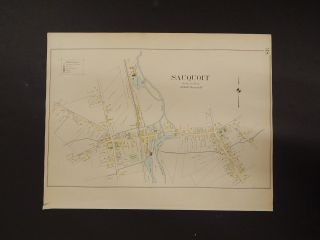 York,  Oneida County Map,  1907 City Of Sauquoit R3 43