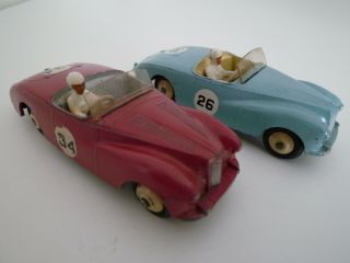 Vintage Dinky 107 Sunbeam Alpine Sports Competition Finish Pair Issued 1955 - 59