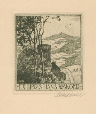 Ex Libris Exlibris Art Deco By Wedepohl Gerhard (1893 - 1930) Germany