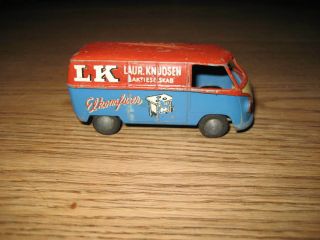 Tekno Denmark - No.  413 - Rare - Vw Split Van - Early Model - W/laur.  Knudsen - Decals - 1950 