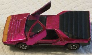 Dte 1970 Hot Wheels Redline 6420 Metallic Pink Carabo W/black Interior