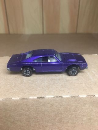 1968 Hot Wheels Purple Custom Dodge Charger Redline 2