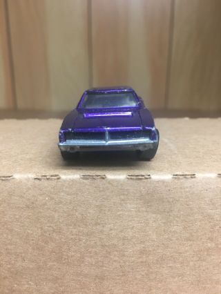 1968 Hot Wheels Purple Custom Dodge Charger Redline 5