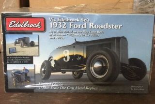 Edelbrock 1932 Ford Roadster Limited 1:18 Vic Elderbrock Sr