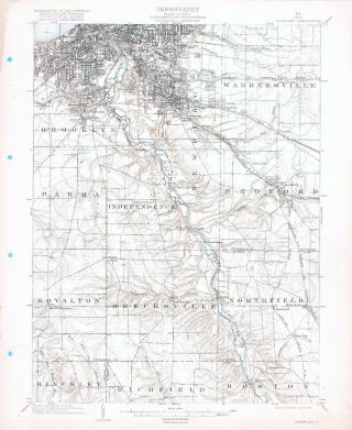 1903 Cleveland Oh Usgs 15 