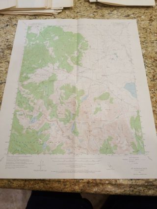 Mt.  Morrison Ca Quad Topo Map 1953 15 Minute Series
