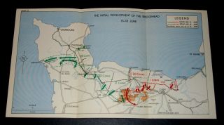 Ww2 D - Day Overlord The Initial Development Of The Bridgehead 13 - 18 June 1944