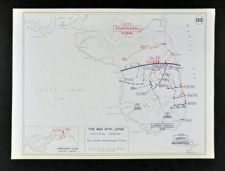 West Point Wwii Map War Japan Battle Of Philippines Fall Of Bataan Mount Samat