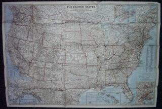 National Geographic United States Sept 1956 42 X 29 Inches
