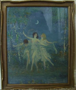 A Rare Old Print…dance To The Moon By Blendon Campbell